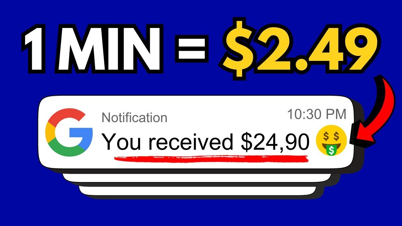 Get paid $2.49 every minute 🤑 watching google ads 🛑 #howtomakemoneyonline#ads#googleads#money