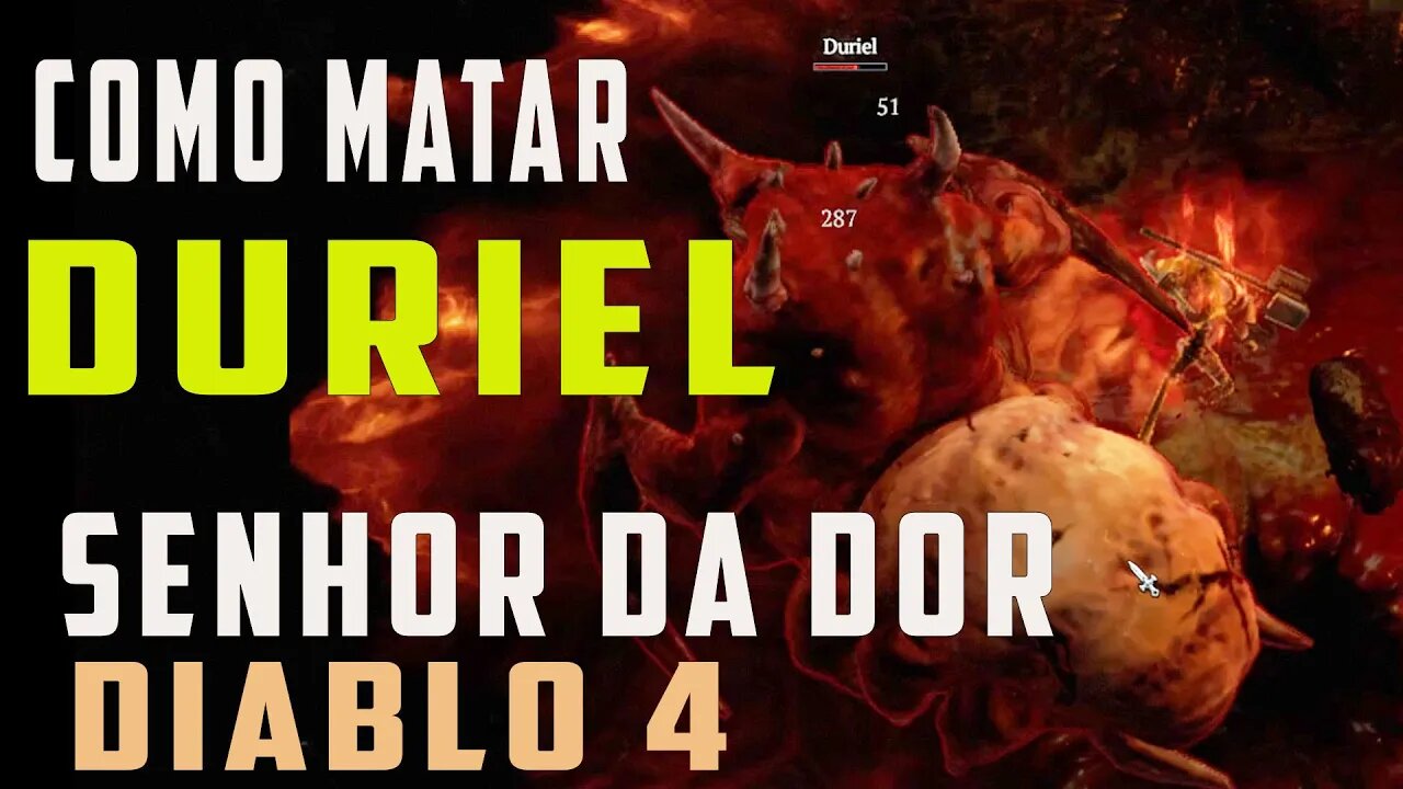 como matar duriel senhor da dor diablo 4 de barbaro