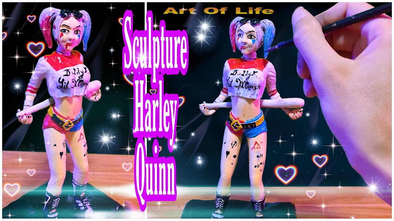 Sculpture Harley Quinn || Art Of Life