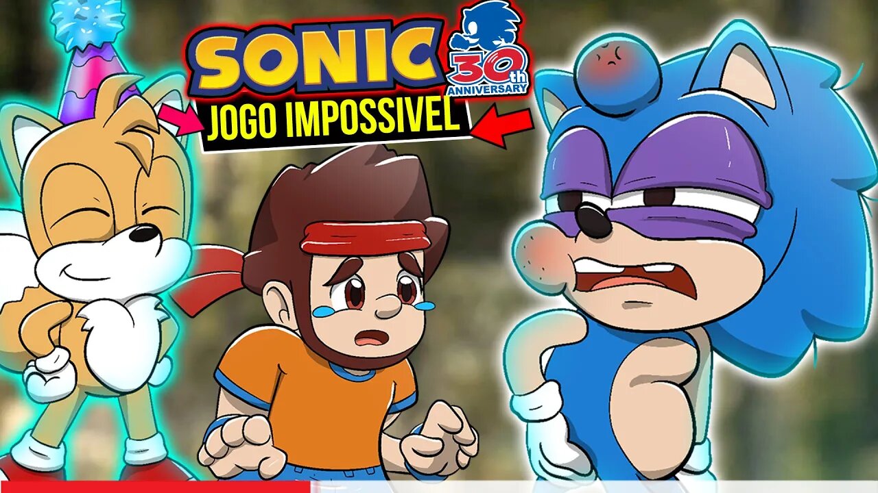 JOGO IMPOSSIVEL do SONIC ?! | Sonic 1 Anniversary - Rk Play