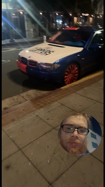 whip Gazing a Fire LA Clippers style BMW