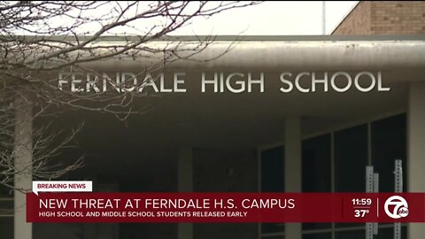 New threat at Ferndale High School campus, students released early