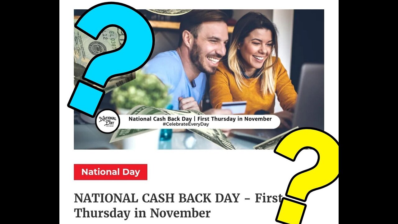 National Cash Back Day