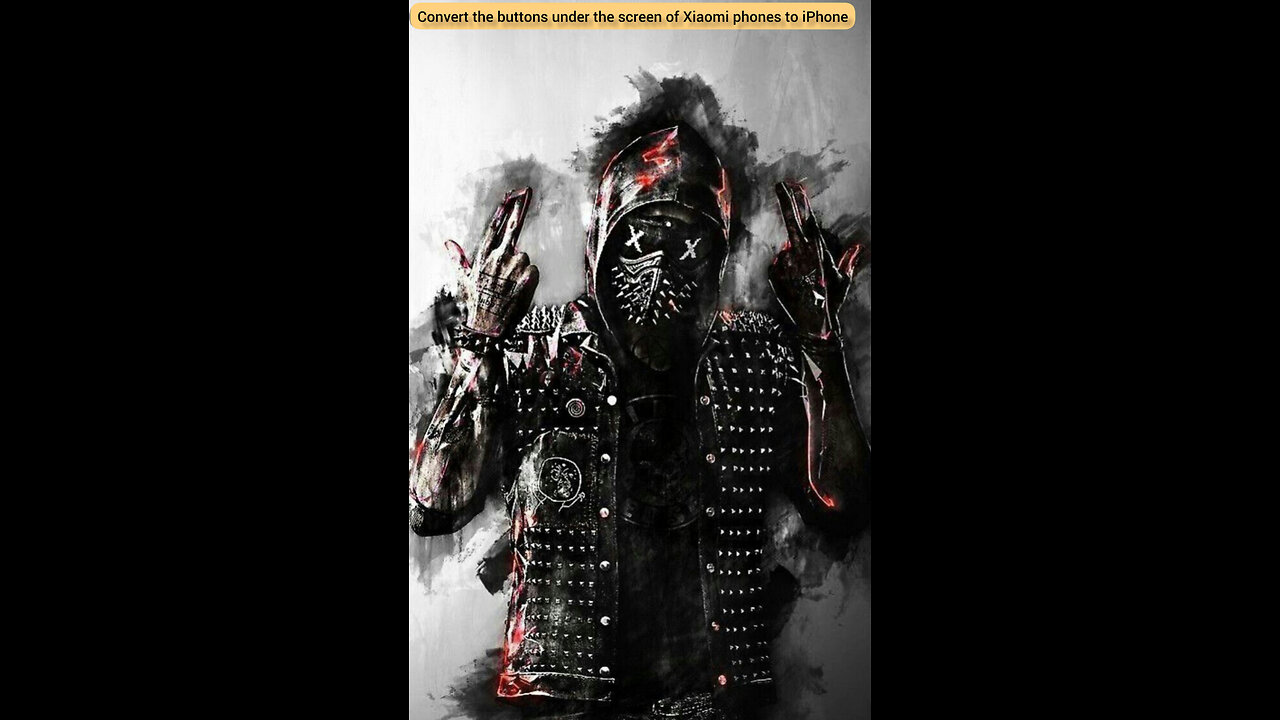 Convert the buttons under the screen of Xiaomi phones to iPhone