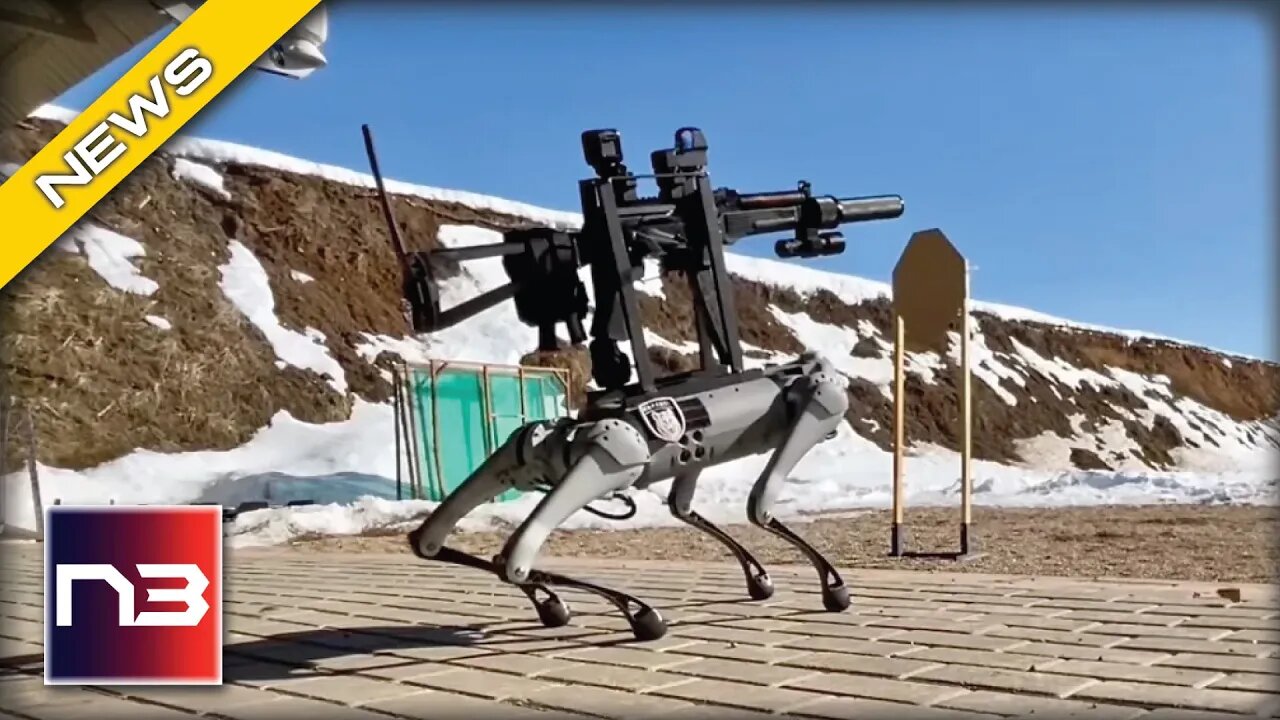 WHAT This Robot Dog Does With a Machine Gun is a Dystopian Nightmare