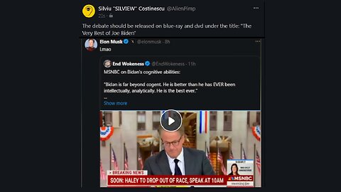 "This is the best Biden ever, F you if you don't agree!"