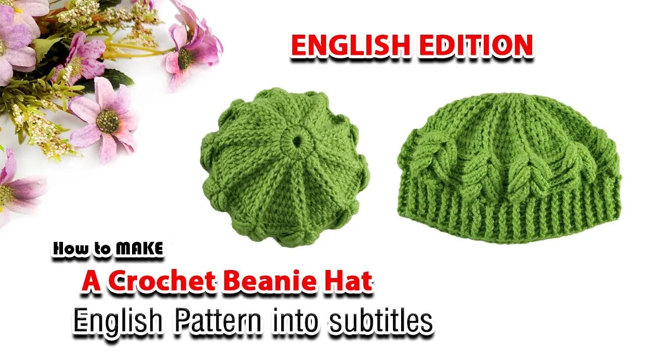 How to make A Crochet Beanie Hat l Crafting Wheel.