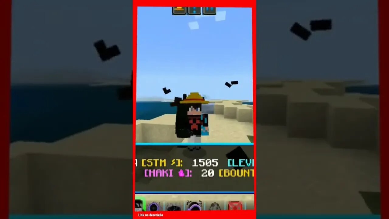 ONE PIECE NO MINECRAFT TA INCRÍVEL 😱😱😱😱#shorts #youtubeshorts #gaming #anime #minecraft #fypシ