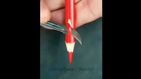 Relaxing Pencil Carving #shorts #trending #viral #satisfying #asmr #tiktok #butter #bts #challenge