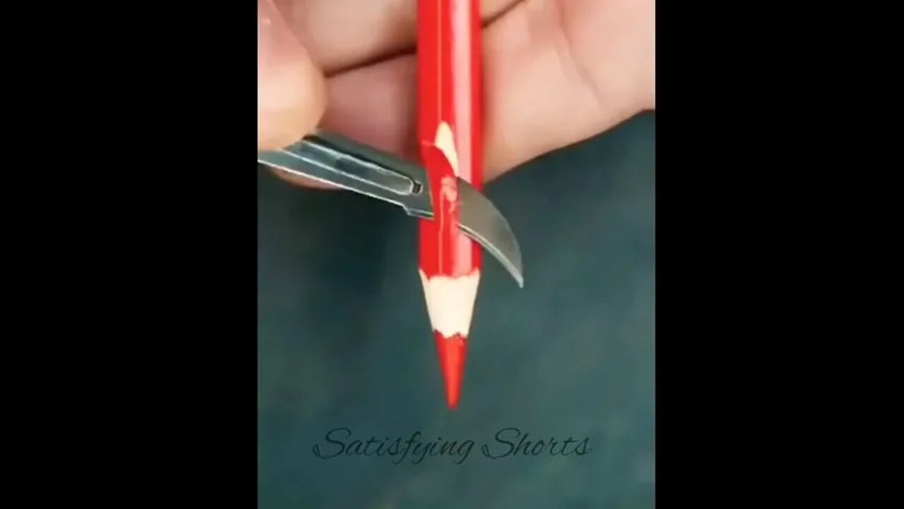 Relaxing Pencil Carving #shorts #trending #viral #satisfying #asmr #tiktok #butter #bts #challenge