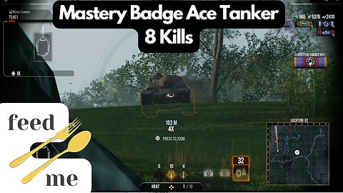 Feed Me | 8 Kills | Mastery Badge Ace Tanker | World of Tanks Console