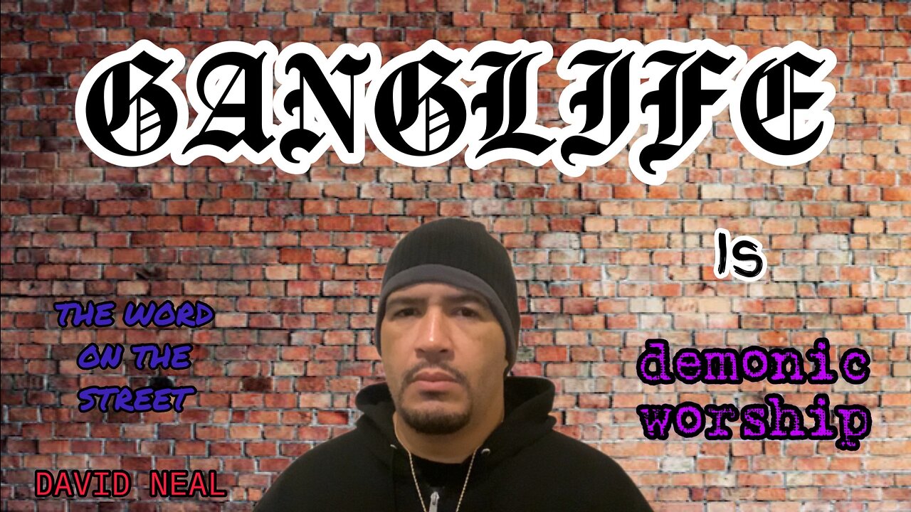 Ganglife is demonic worship