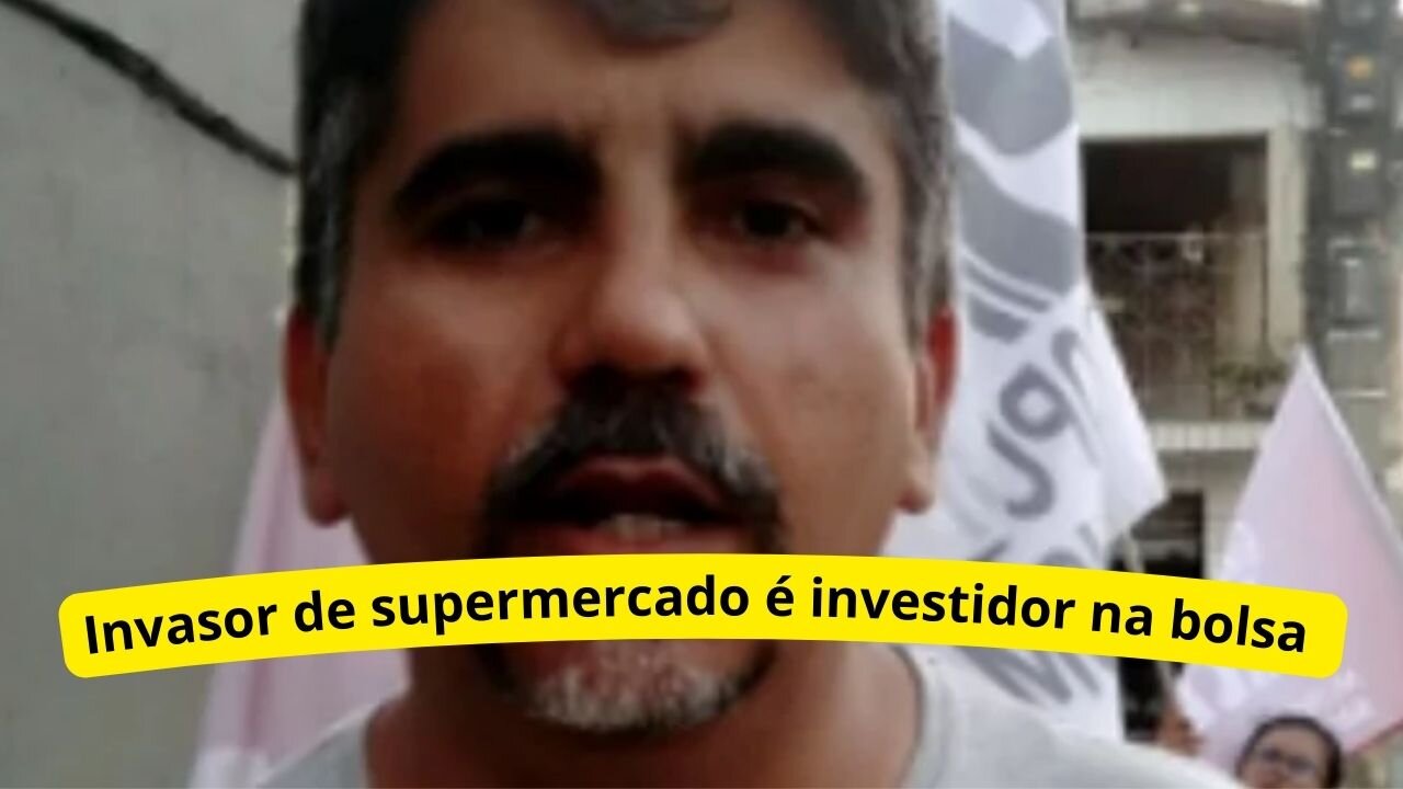 Invasor de supermercado, que exige doação de cestas básicas, é investidor da Bolsa