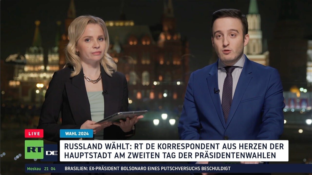 Russland wählt: RT-DE-Korrespondent aus Herzen der Moskau am zweiten Tag der Präsidentenwahlen