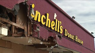 Donut shop owner uncertain of future after RV crashes through building