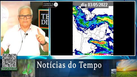 Previsão do tempo mostra clima seco no Brasil central e chuva no Sul