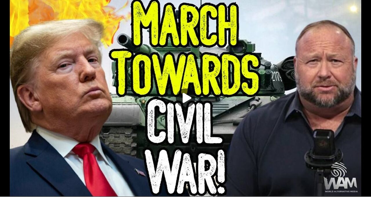 MARCH TOWARDS CIVIL WAR! - Feds Shutting Down Infowars As Government Plots Civil Unrest!