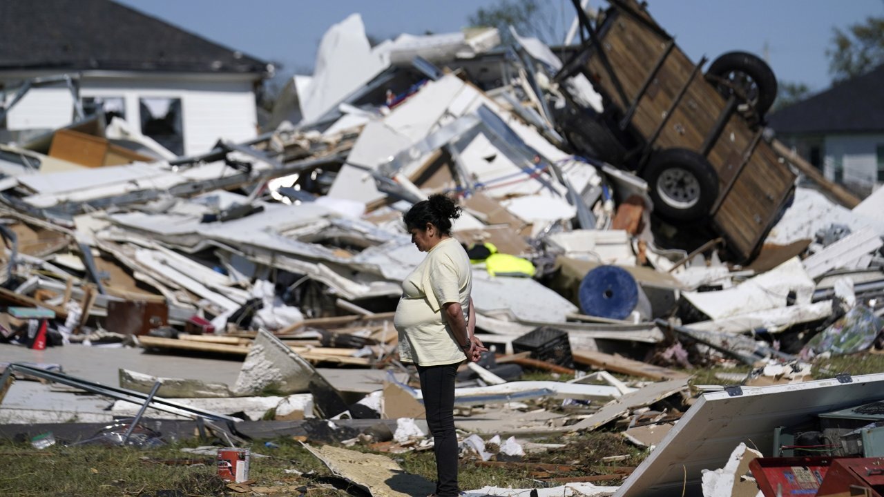 Louisiana Twister Carved Destruction In Mere Moments