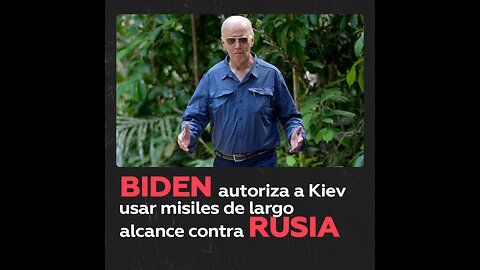 Biden elude pregunta sobre autorización del uso de misiles de largo alcance a Kiev