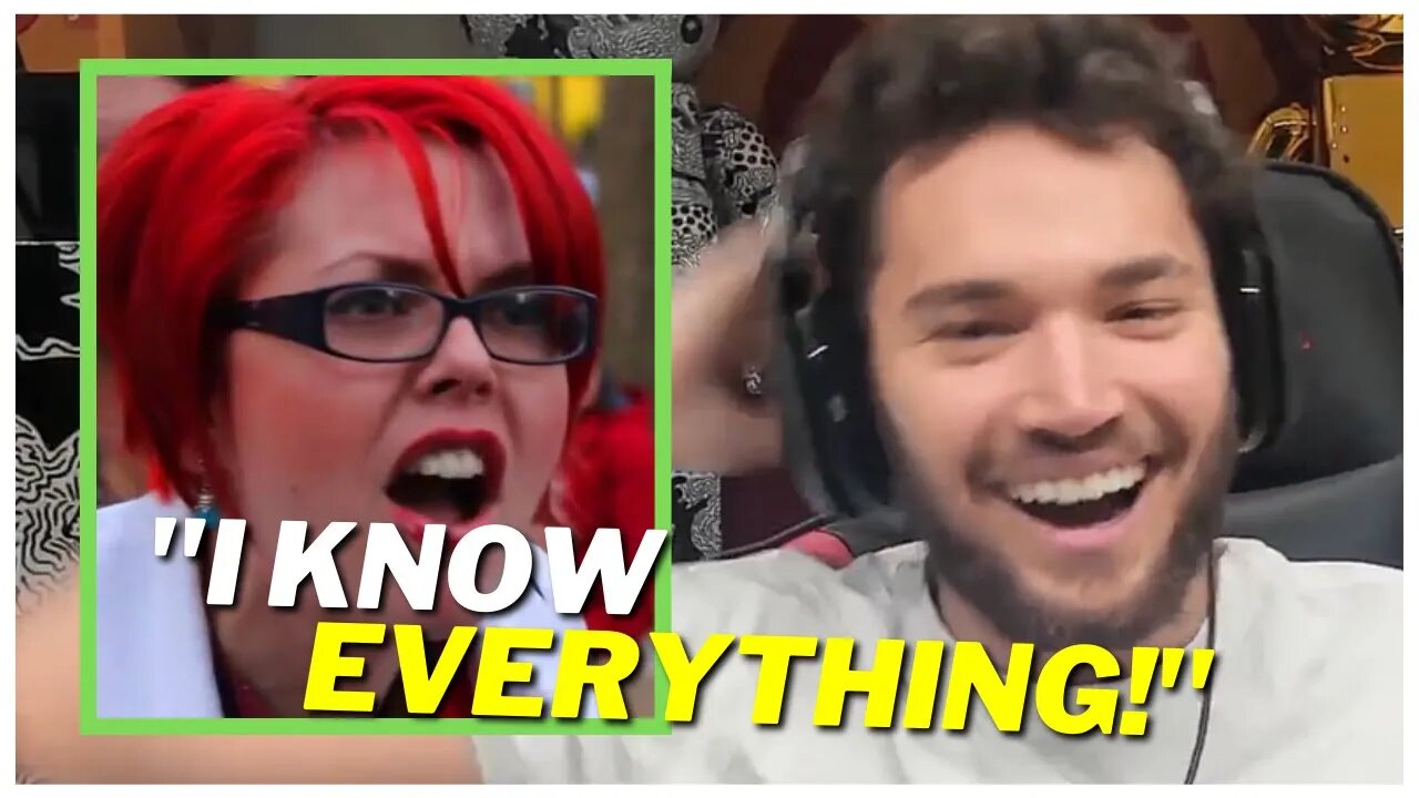 ANGRY feminist LEFT her friends because of Top G 🤯😵💫 w/ Adinross