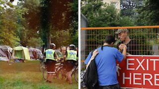 Toronto Is Clearing Out Another Park Encampment Today & TPS Have Already Arrested 9 People