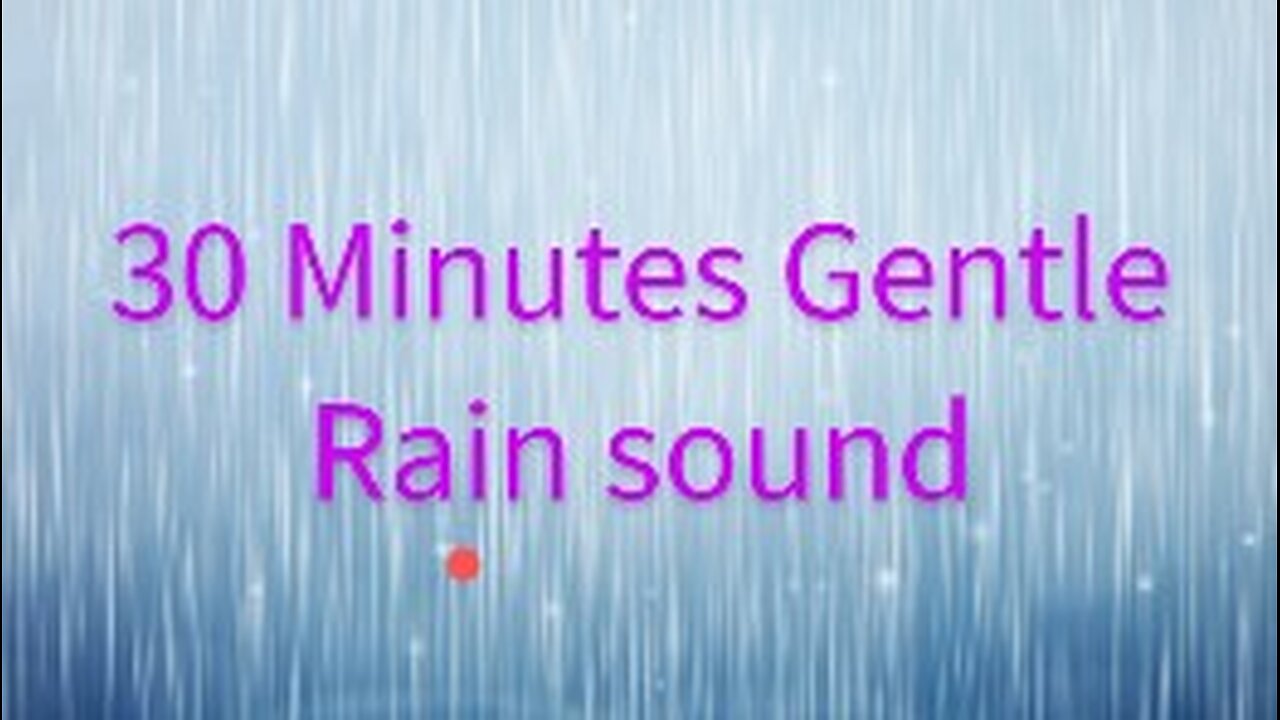 Rain sound for focus , rain flow sound, rain sound for stress relief