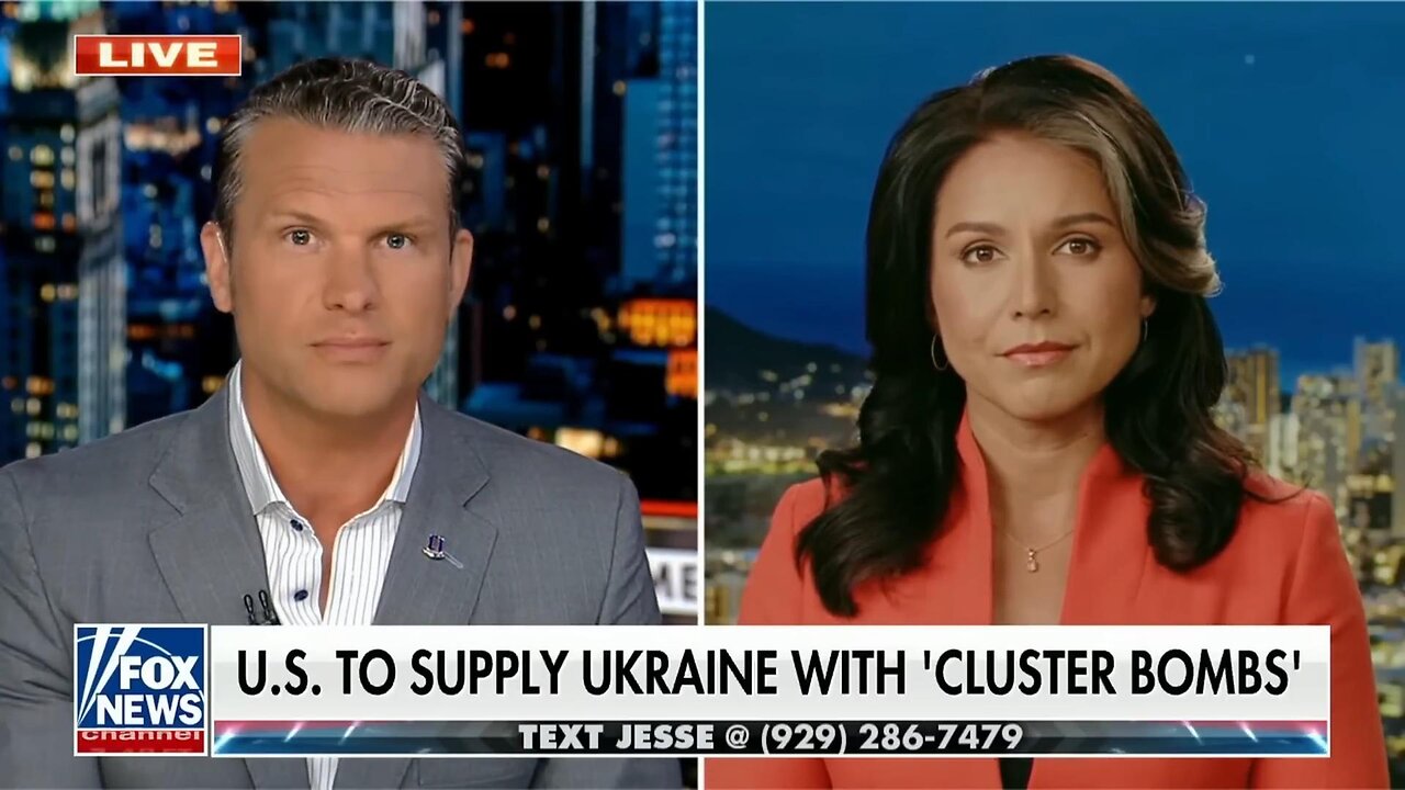 Tulsi Gabbard: Cluster Bombs - Biden doesn´t care about the Ukrainian people