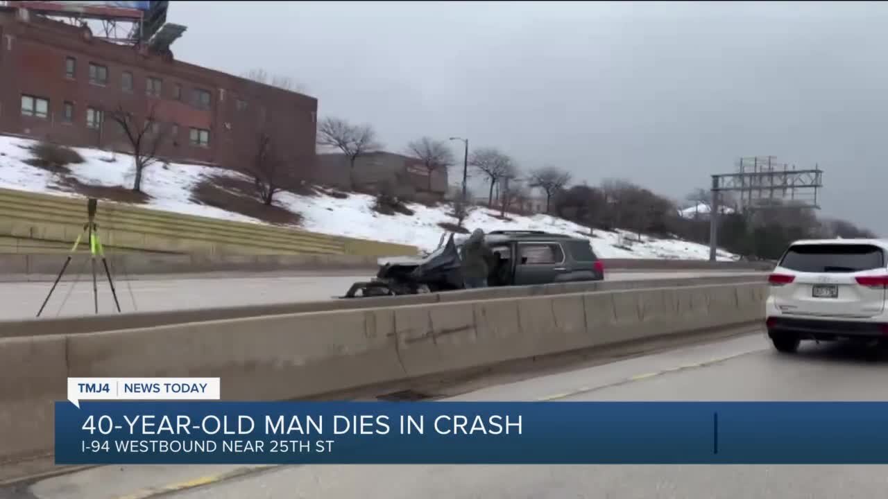 Man killed in crash on I-94 near Marquette Interchange