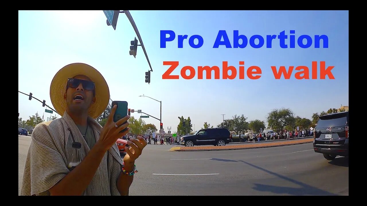 One Christian against many Haters of Life (Pro Abortion Rally and March)