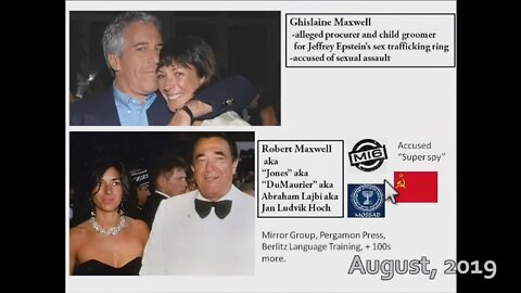 BOMBSHELL info Ghislaine Maxwell's Deep State Sisters