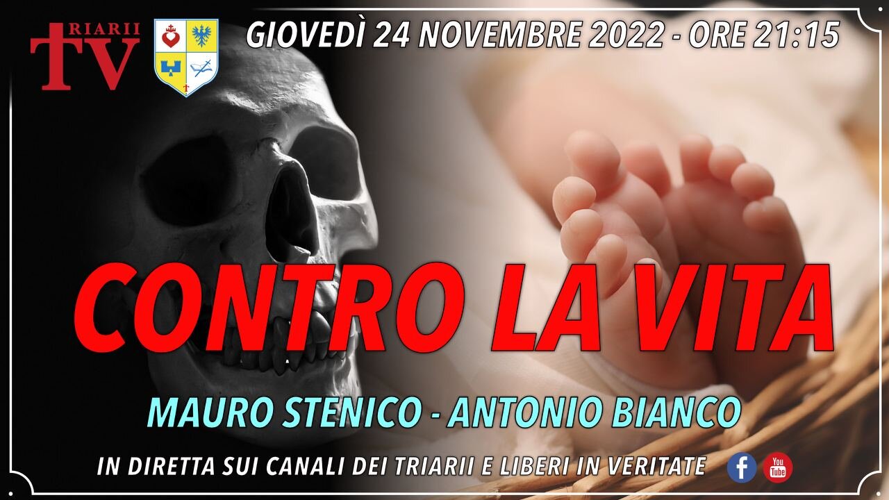 CONTRO LA VITA. MAURO STENICO, ANTONIO BIANCO