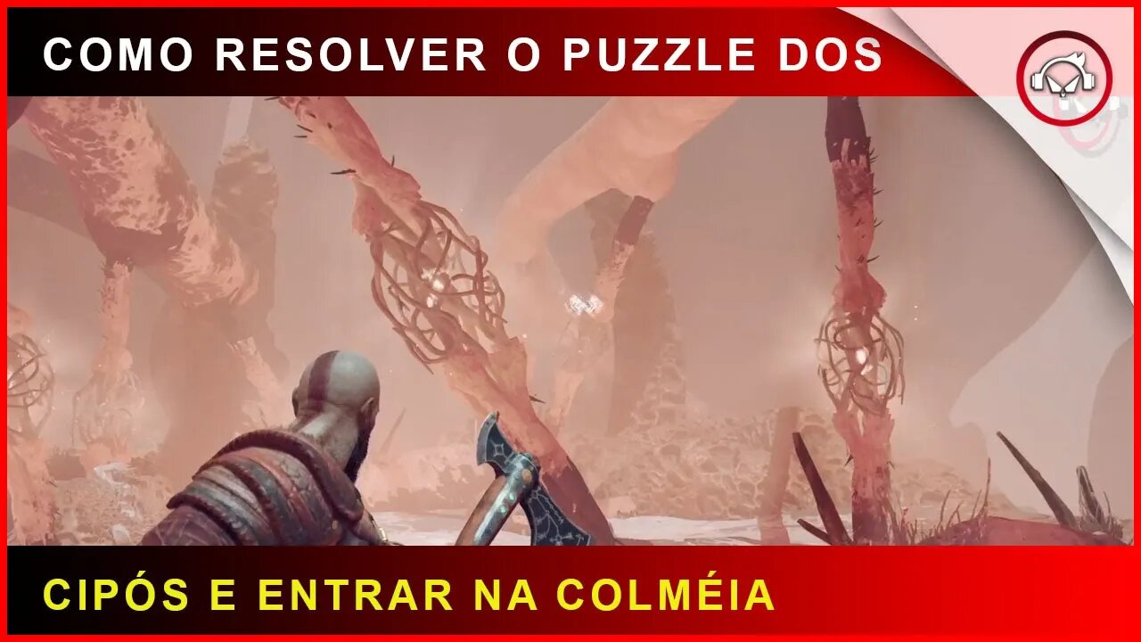 God of war, Como resolver o puzzle dos cipós e entrar na colmeia | Super dica