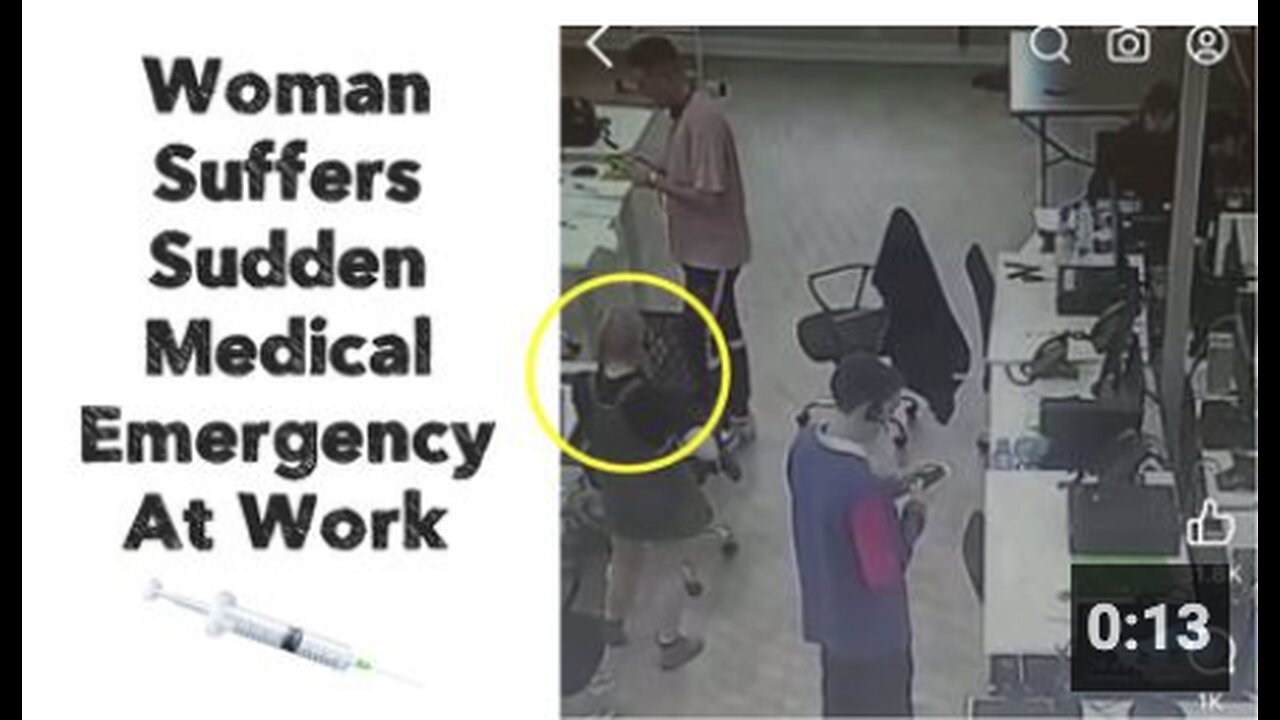 2023: Woman Suffers Sudden Medical Emergency At Work 💉