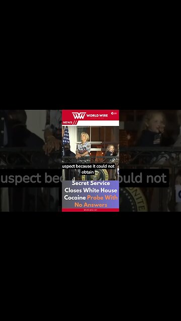 Secret Service Closes White House Cocaine Probe With No Answers-World-Wire #shorts