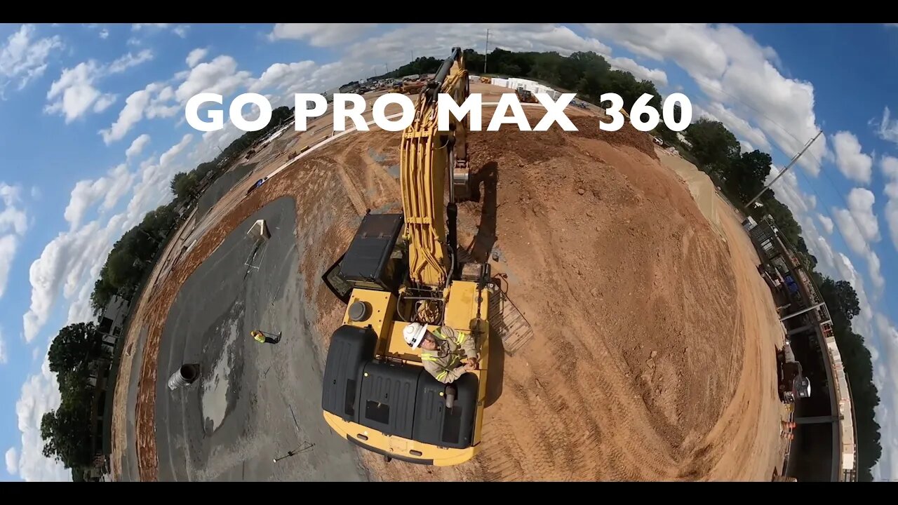 Gopro Max On A Excavator, Interesting perspective (raw video)