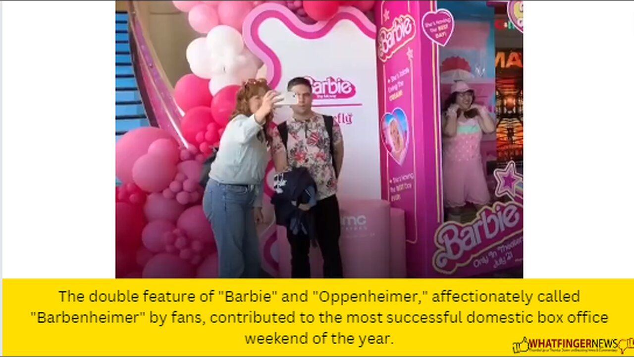 The double feature of "Barbie" and "Oppenheimer," affectionately called "Barbenheimer" by fans
