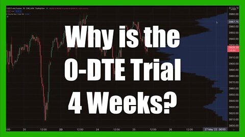 Why 4 Weeks for the 0-DTE Trial?