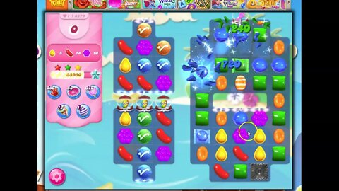 Candy Crush Level 3279 Talkthrough, 16 Moves 0 Boosters
