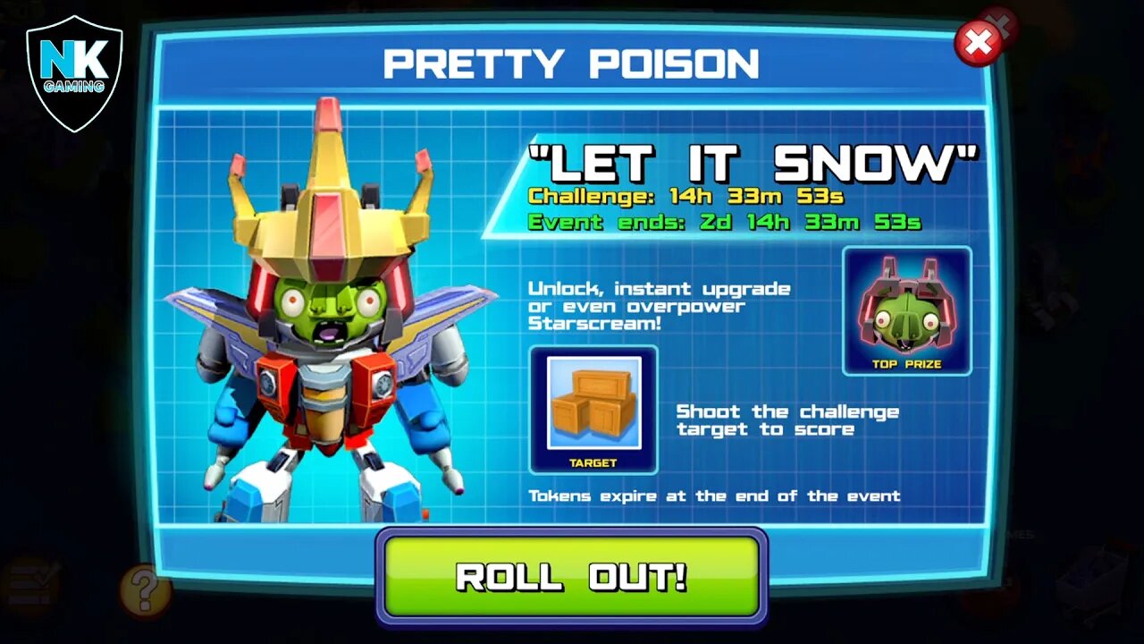 Angry Birds Transformers 2.0 - Pretty Poison - Day 4 - Featuring Skywarp