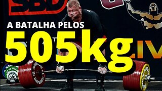 CONFIRMADOS OS CANDIDATOS AOS 505KG NO DEADLIFT.