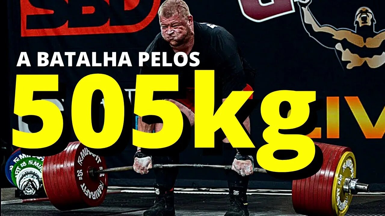 CONFIRMADOS OS CANDIDATOS AOS 505KG NO DEADLIFT.