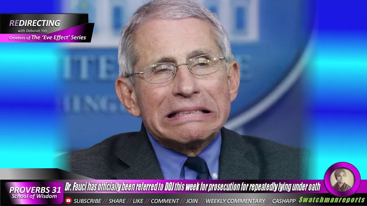 Dr. Fauci has officially been referred for prosecution for repeatedly lying under oath