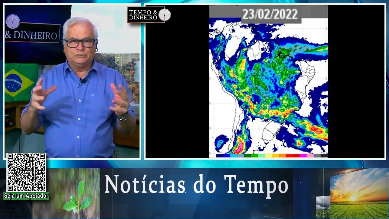 Previsão do tempo com mais chuva e tempestades no Sudeste. Estiagem no Sul