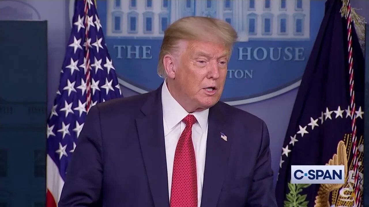 President Trump: "There was a shooting outside of the White House...