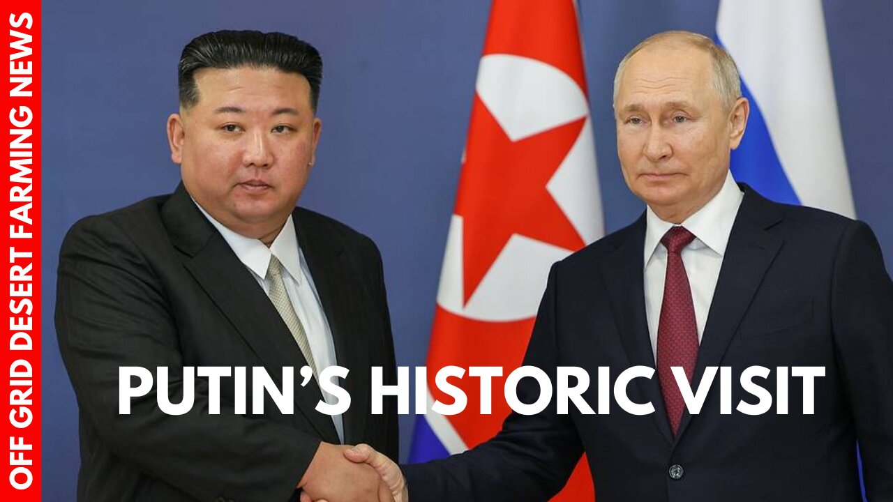 BREAKING NEWS !! PUTIN'S HISTORIC VISIT TO NORTH KOREA WILL FINALIZE MILITARY PLANS BEFORE WAR !!