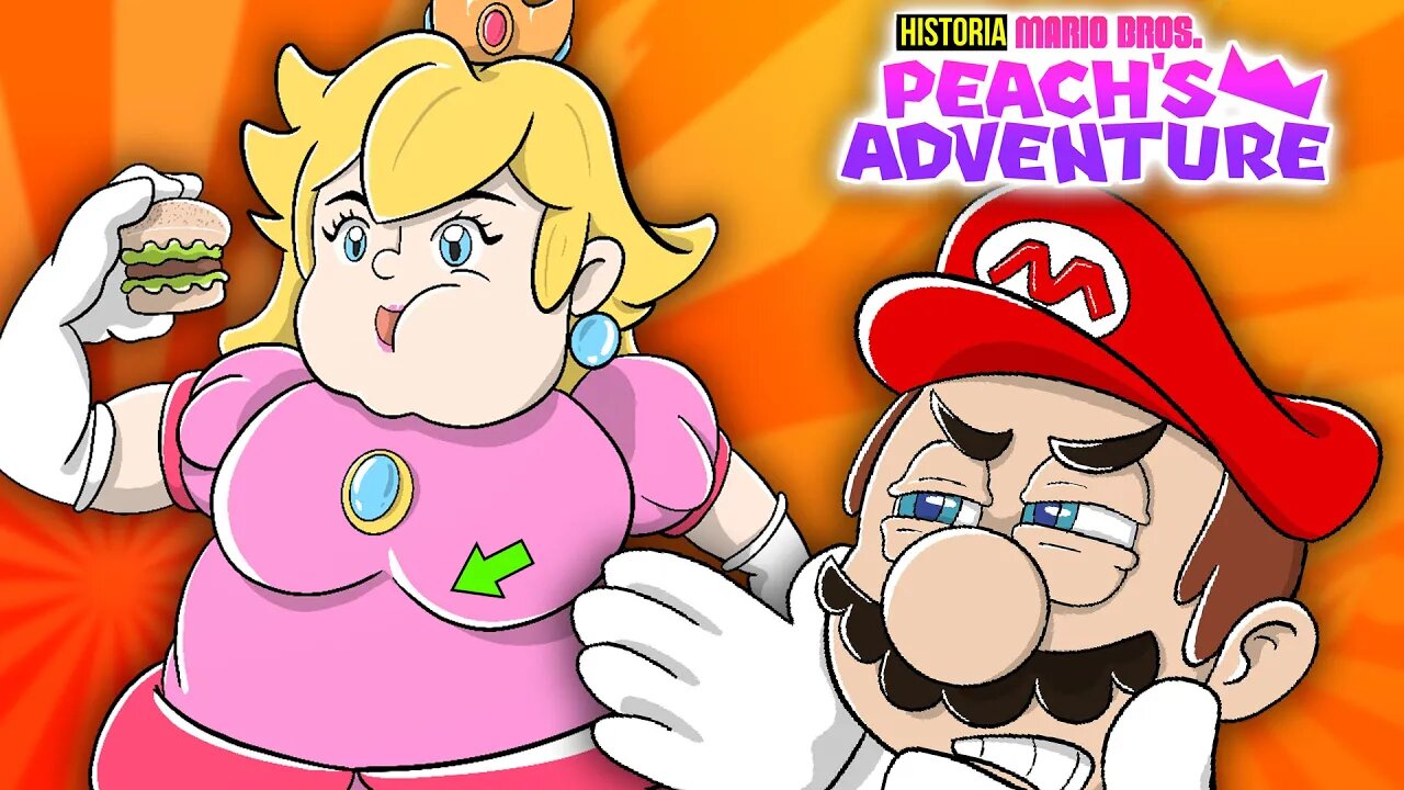 Jogo da Princesa GORDA do SUPER MARIO 😂| Peach ADVENTURE