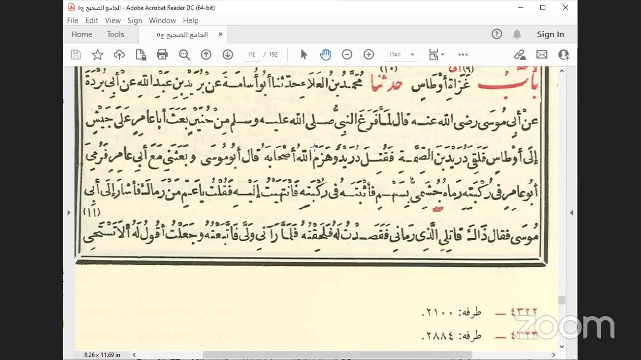 31- المجلس 31 صحيح البخاري، غزوة مؤتة، ح: 4260