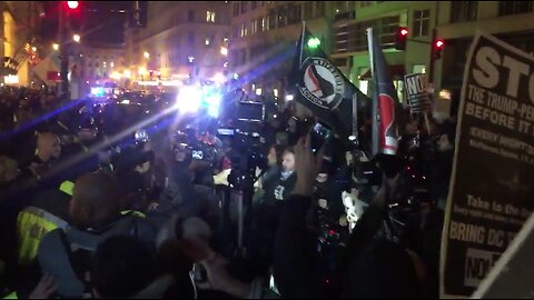 Jan 19 2017 DC 1.1 Antifa at deploraball