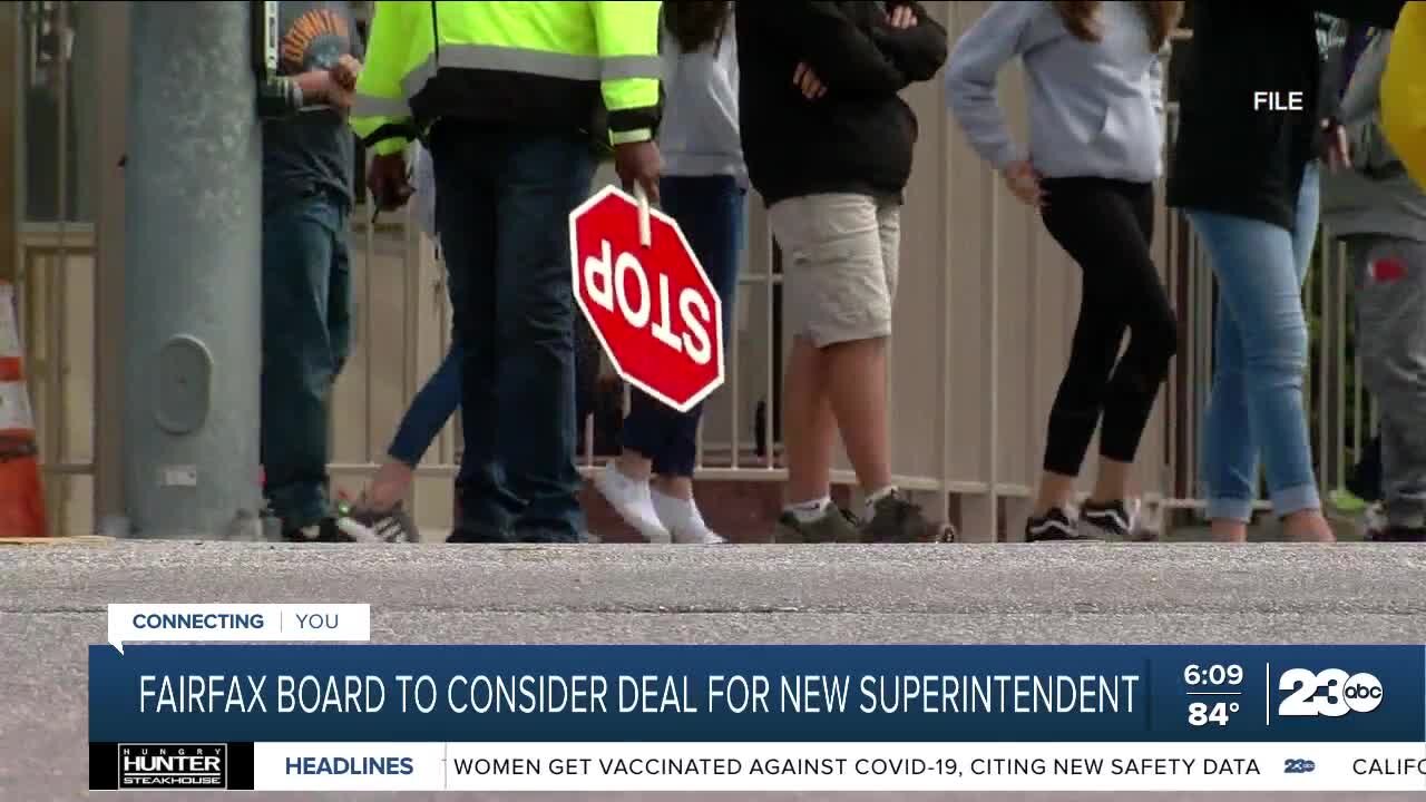 Fairfax board to consider deal for new superintendent