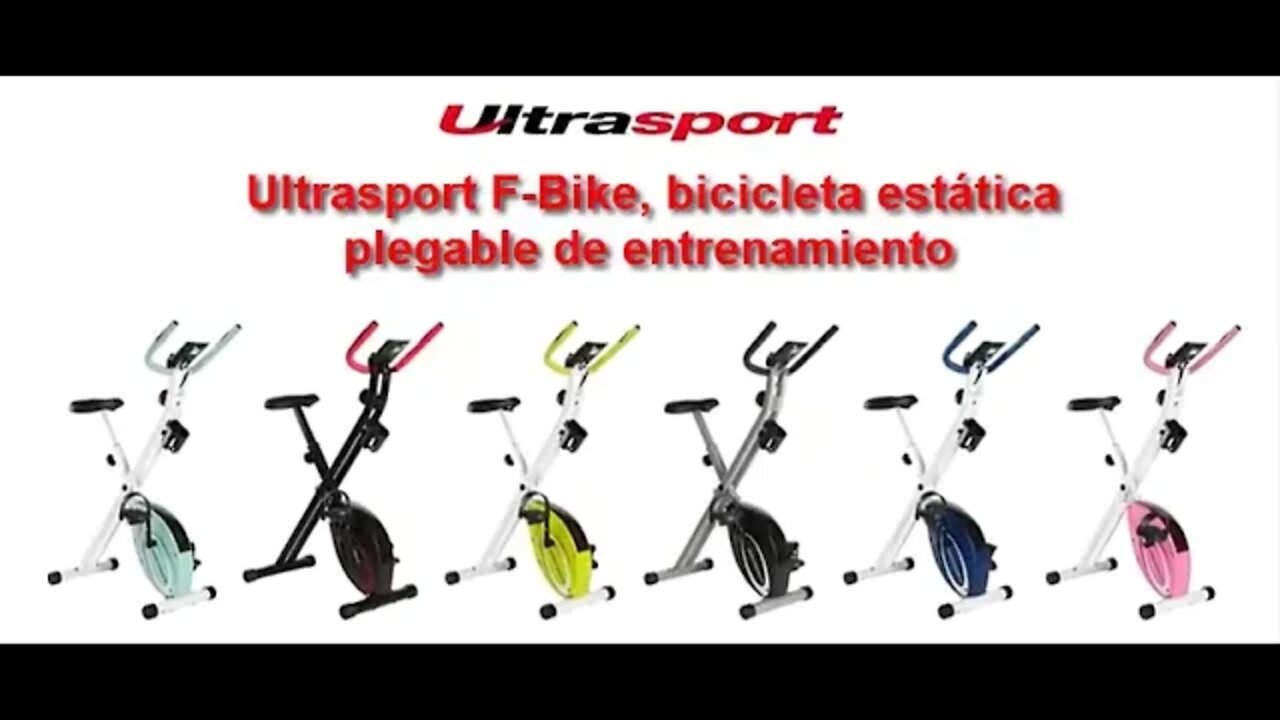 Rewiew de la bicicleta estática plegable de entrenamiento Ultrasport F Bike